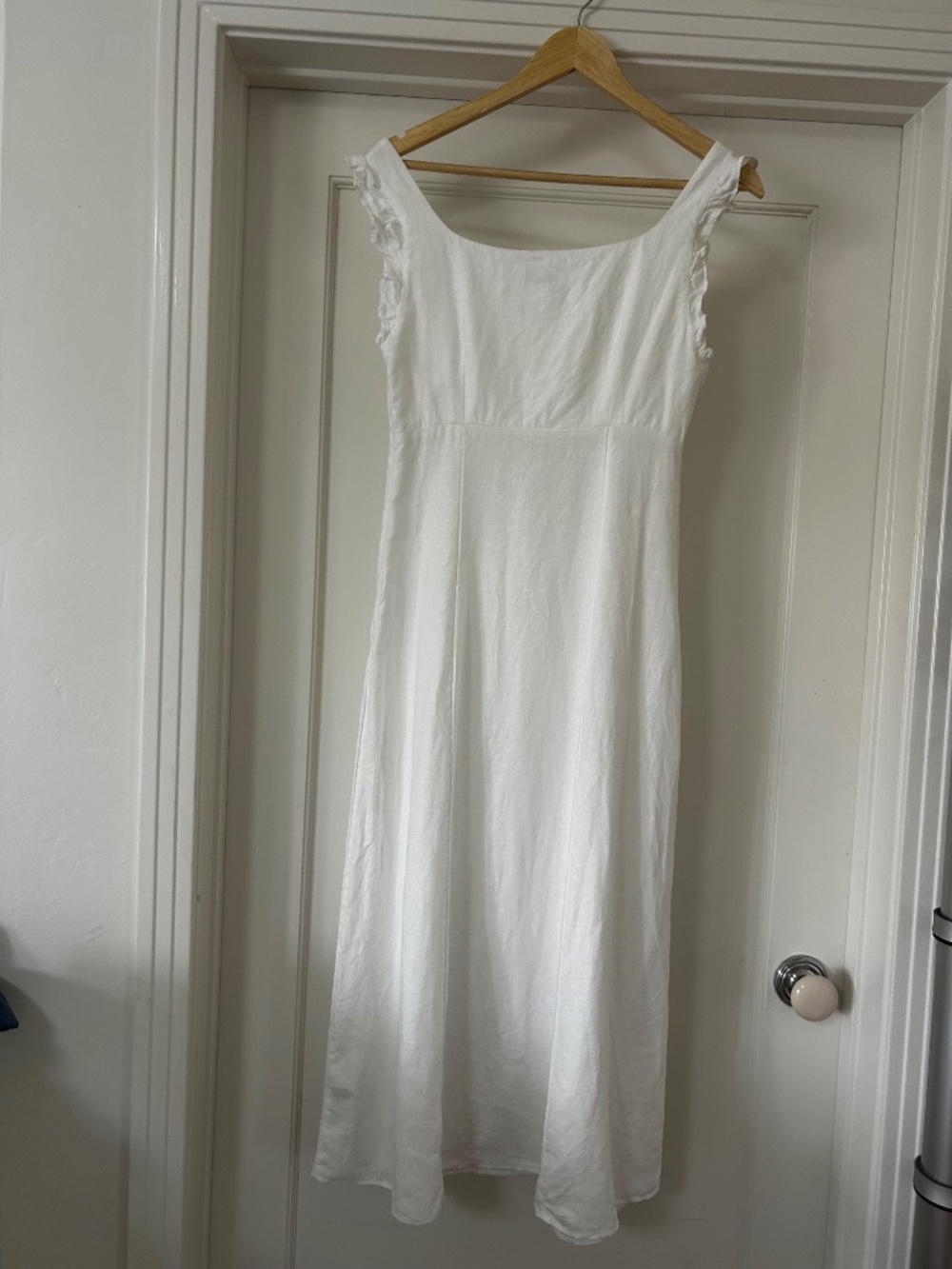 aritzia wilfred white linen dress size small - Picture 7 of 10
